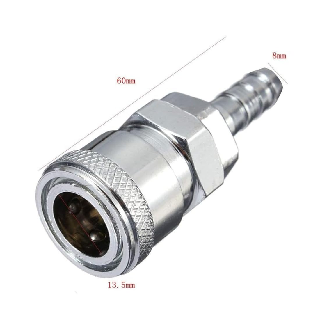 Quick Release Air Hose Coupling Connector, 8mm (2-Piece Set) | Alpha Tyre Tools