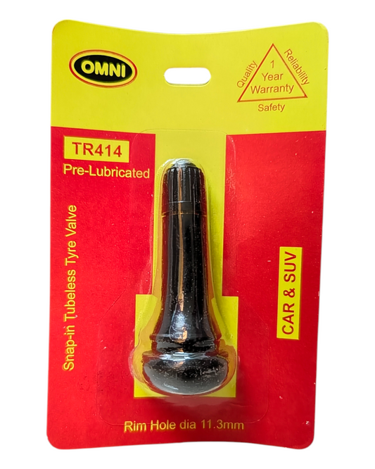 Omni Tubeless Tyre Valve TR414 – Standard Replacement Valve
