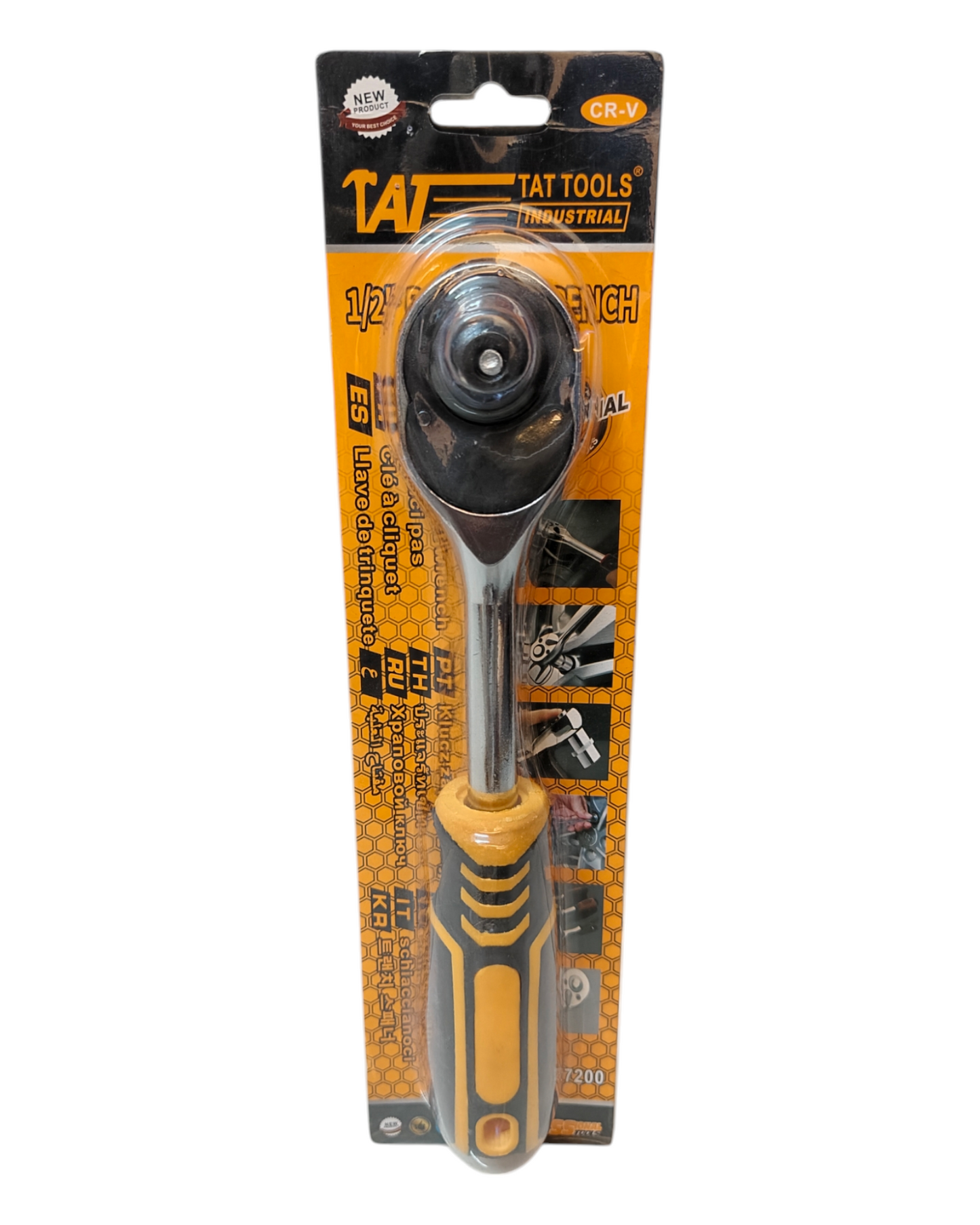 Heavy Duty 1/2 Inch Ratchet Handle – TAT Industrial Grade Wrench
