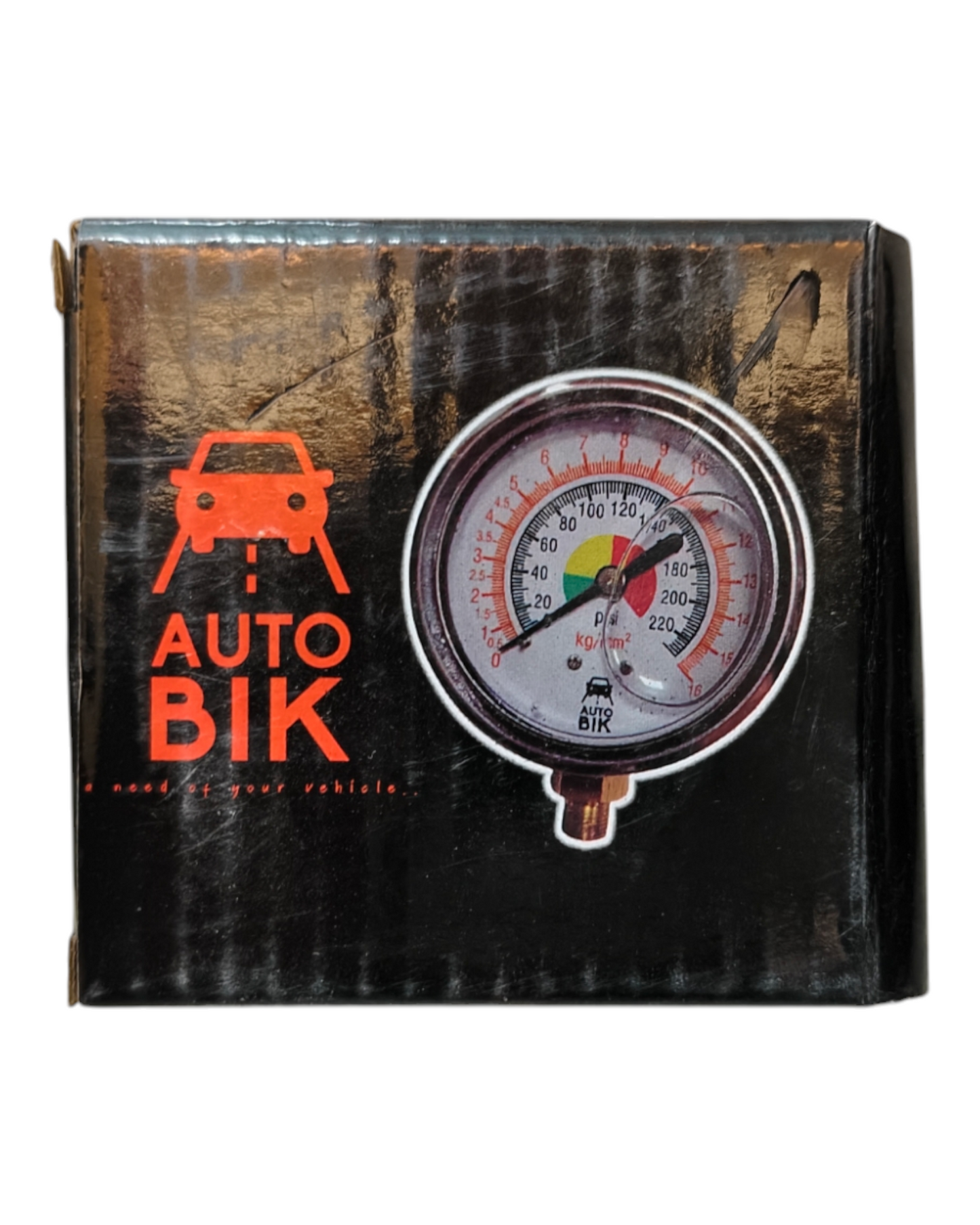 Auto Bik Tyre Pressure Gauge With Liquid