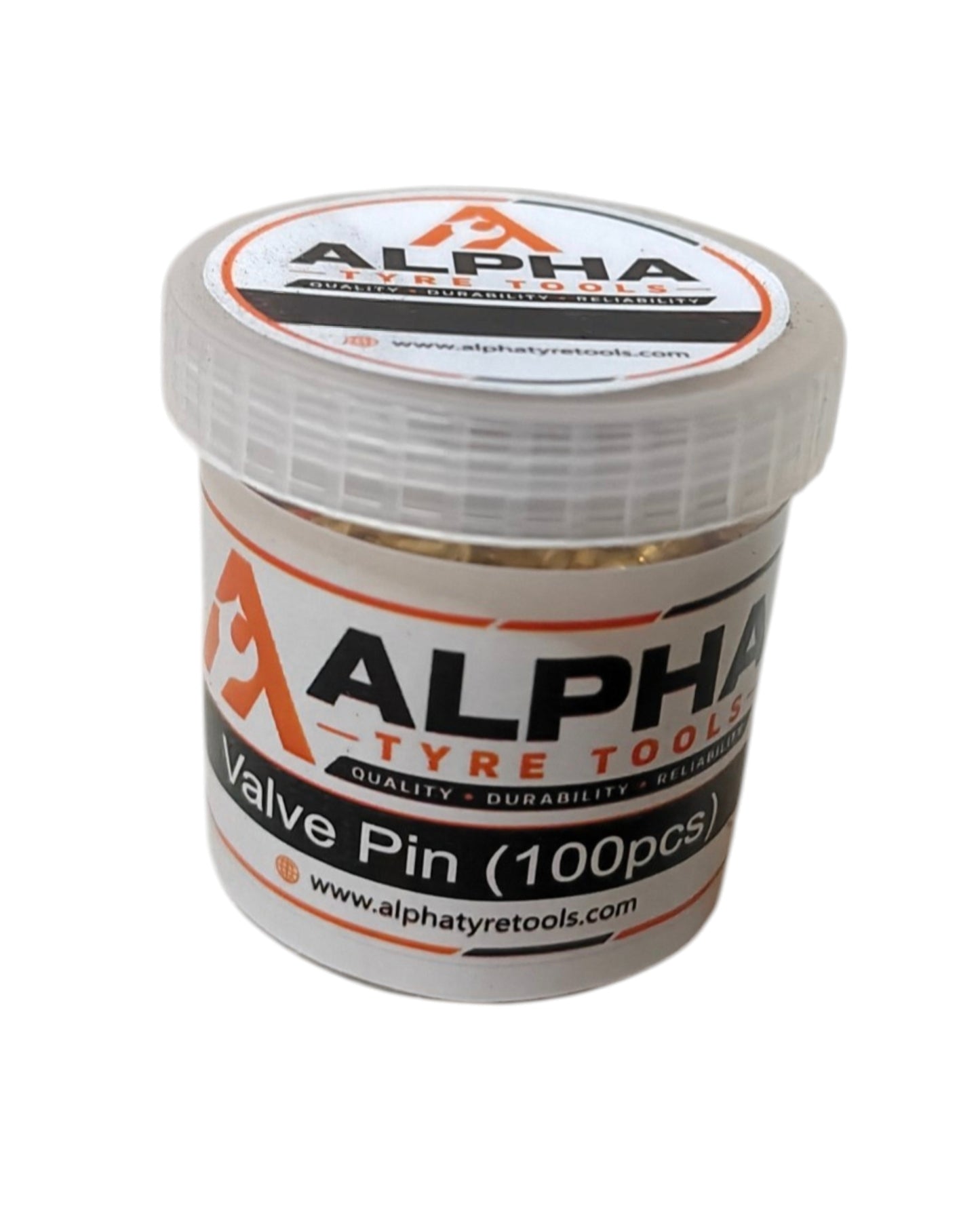 Alpha Brass Tyre Valve Pin Pack of 100 – Universal Fit All Tyres | Alpha Tyre Tools