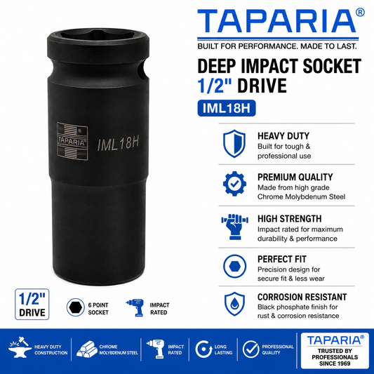 Taparia IML 18H – 18mm Impact Socket