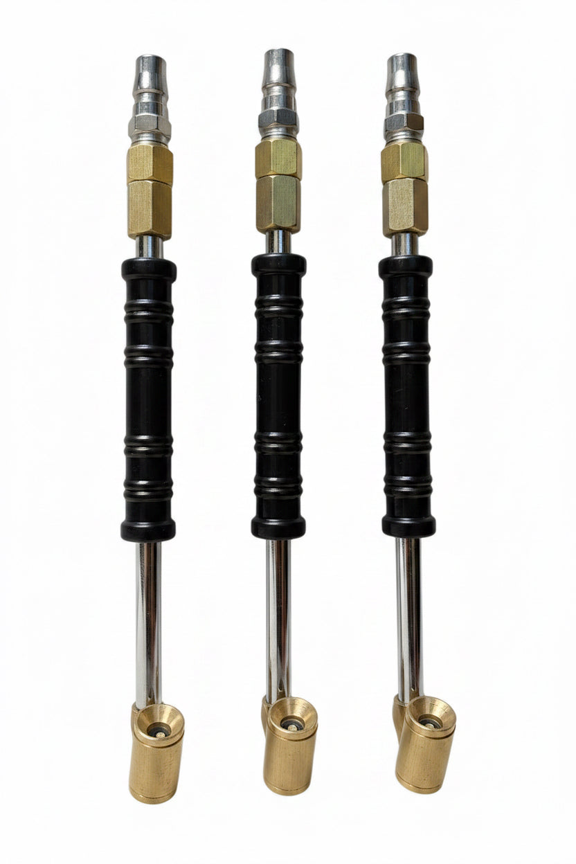TTC Dandi with Coupler Connector – Pack of 3 | Tyre Inflator Nozzle Combo | Alpha Tyre Tools