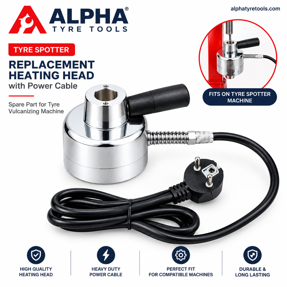 Tyre Spotter Heater (view 2) – Alpha Tyre Tools